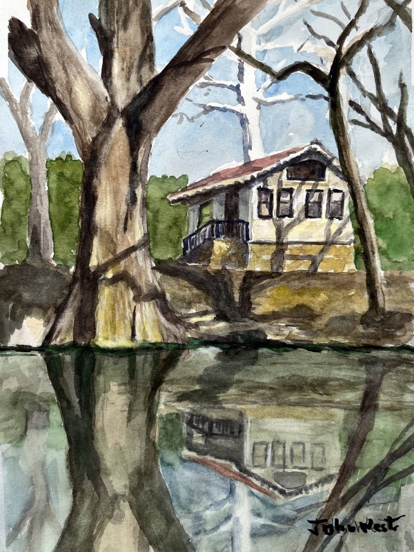 Cypress Creek Wimberley by artist John West